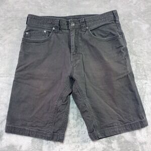 Prana Shorts‎ Mens Breathe Duck Canvas Outdoors Hiking 33 x 11 Charcoal Gorpcore